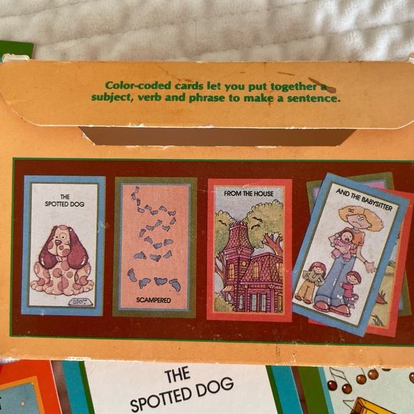 VINTAGE 1982 CURRENT INC SHUFFLERS COLOR CODED EDUCATIONAL CARDS - Picture 4 of 6